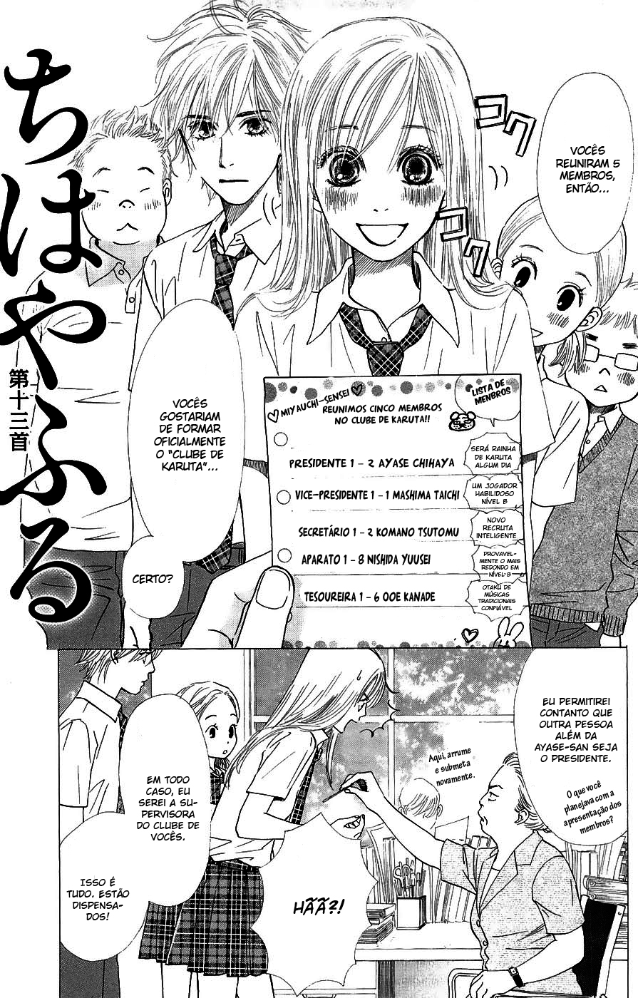 Chihayafuru-Volume 3 Chapter 13